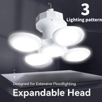 Portable Camping Solar-Powered LED Light - Rechargeable USB,