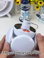 Portable Camping Solar-Powered LED Light - Rechargeable USB,