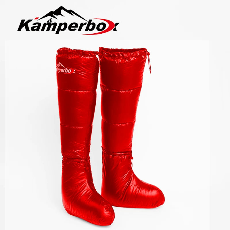 Camping Down Booties Sleeping Boots
