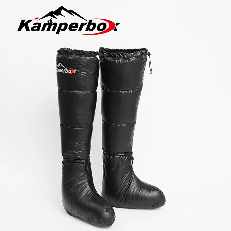 Camping Down Booties Sleeping Boots
