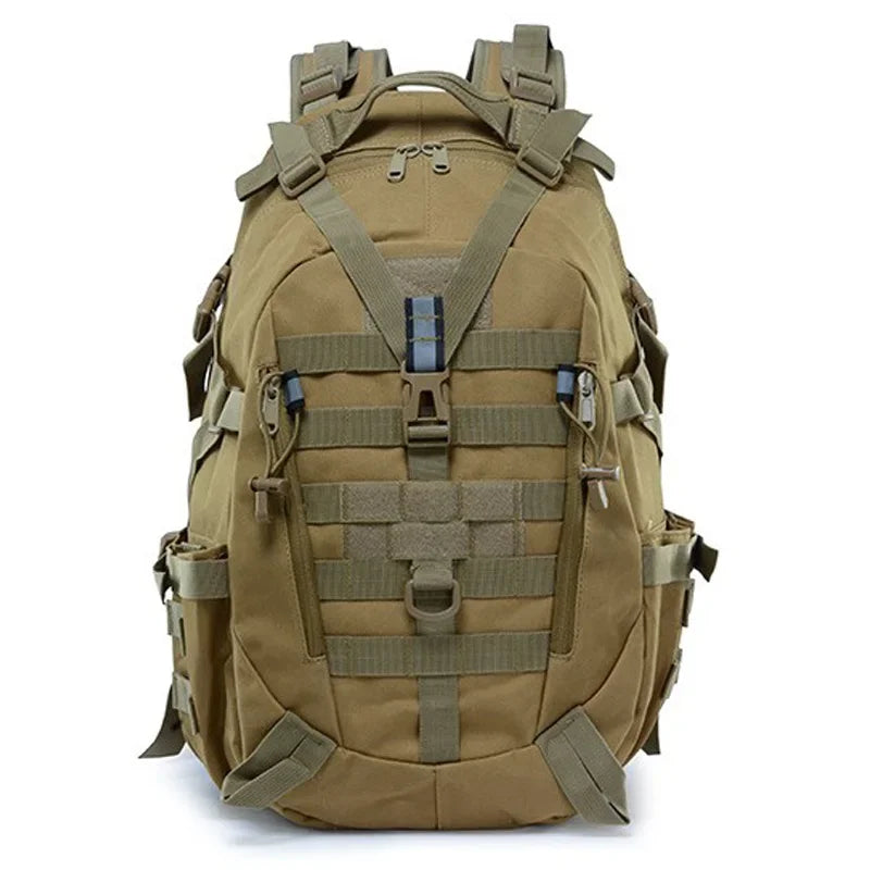 40L Camping backpack Men's Outdoor Travel bag Camo Molle