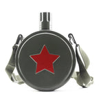 Stainless Steel Pentagram Military Canteen Outdoor Camping Hiking