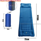 Outdoor Sleeping Pad Camping Inflatable Mattress with Pillows
