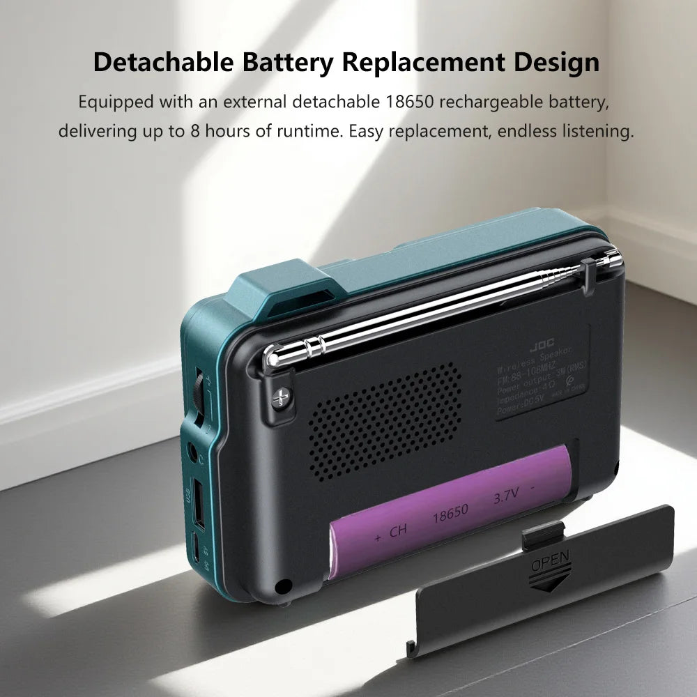 Outdoor Wireless Bluetooth Speakers with FM Radio ,USB TF Card Speaker,MP3 Player