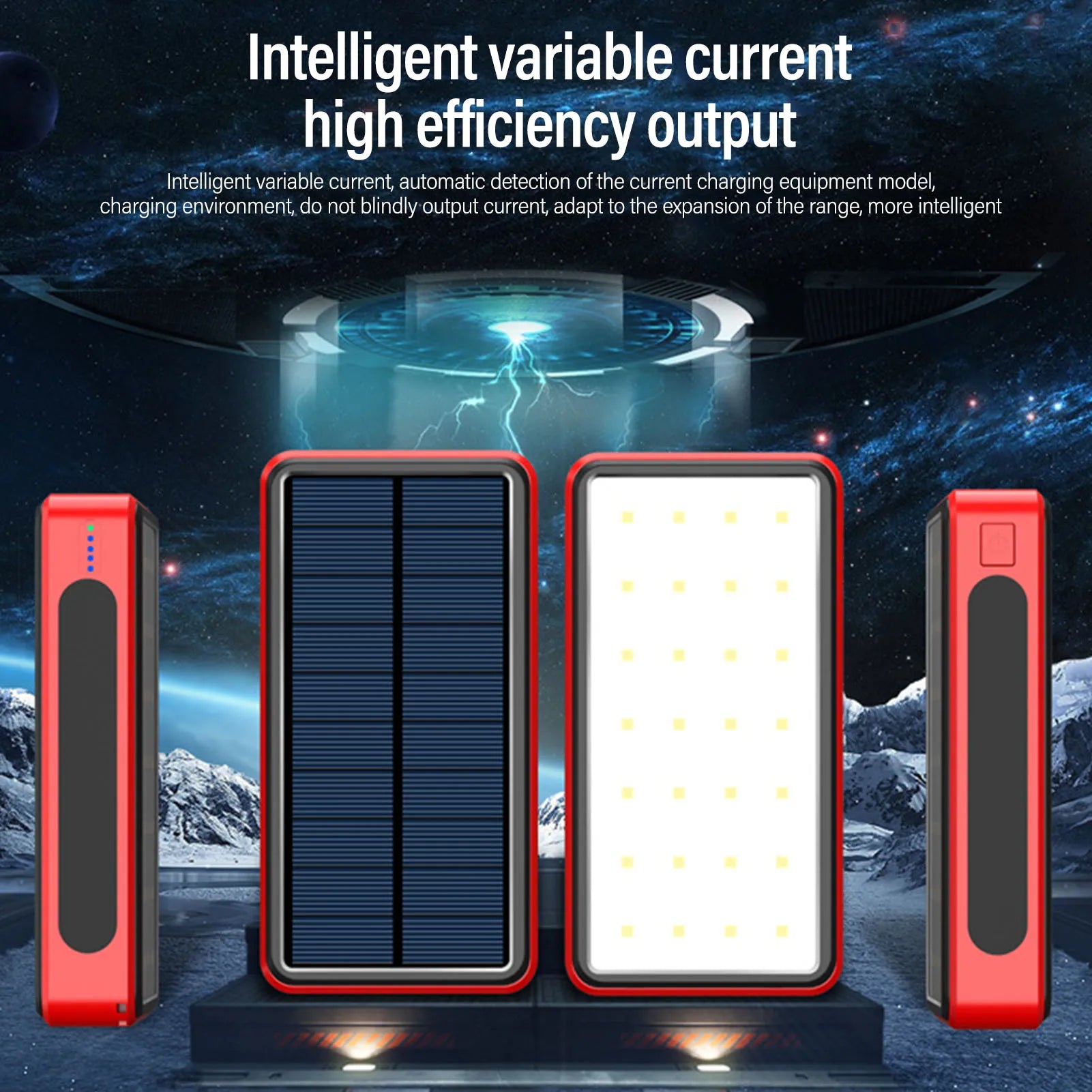 Solar Power Bank Portable Emergency