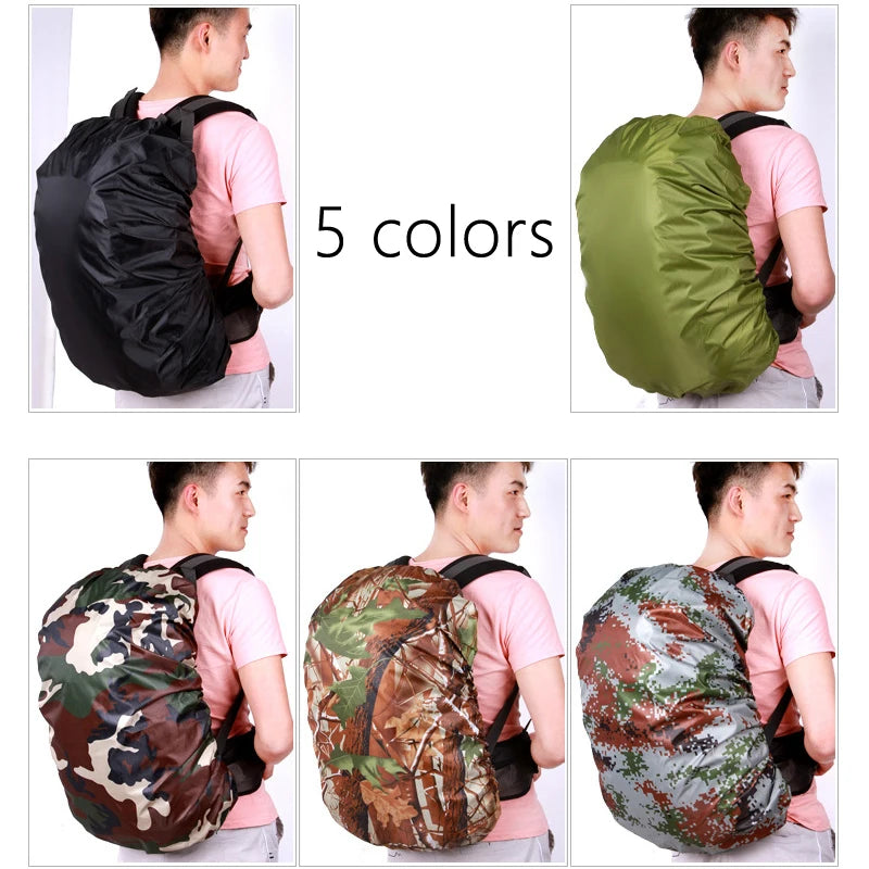 35L/60L Outdoor Hiking Mountaineering Backpack Waterproof Rain Cover Bag