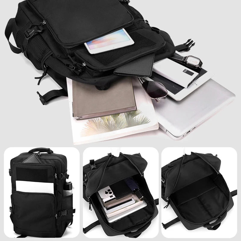 Tactical Outdoor Camping Backpack Travel Bags Climbing Hiking Rucksack Large