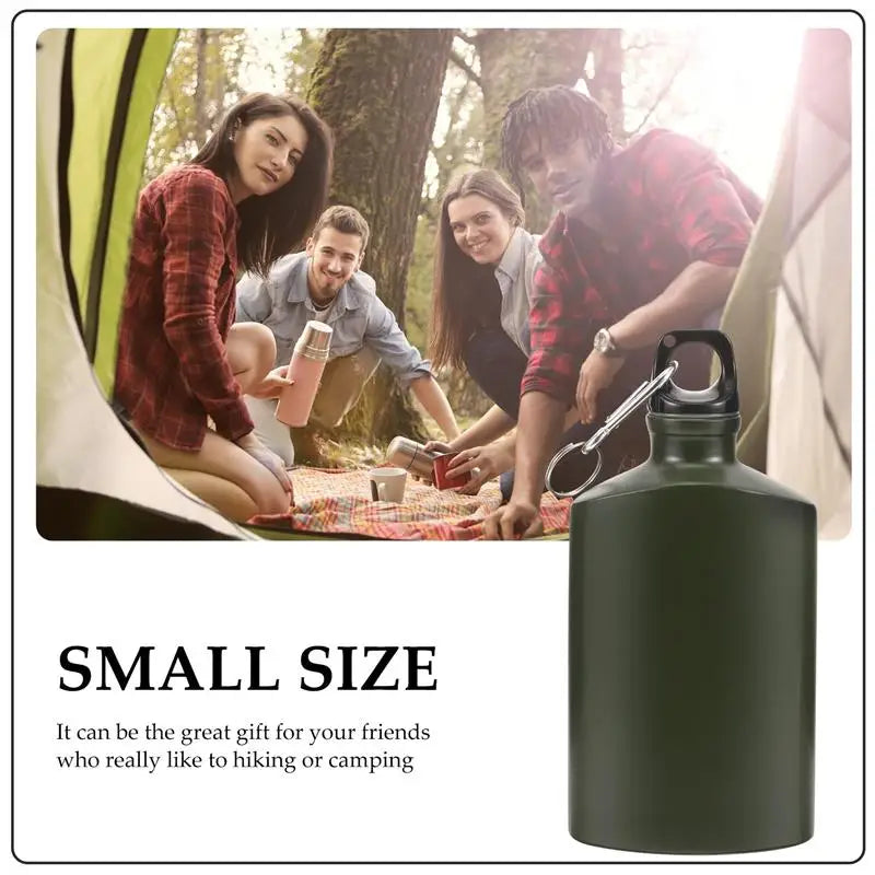 Portable Canteen Bottle Camping Travel Flask Aluminum Alloy