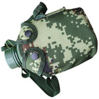 1Set Camouflage Military Canteen 1L Aluminum Alloy Water Bottle Camping Hiking Survival