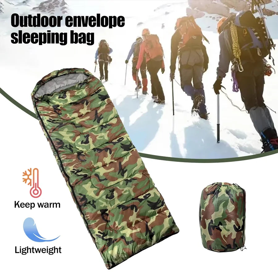 Dirt Proof Sleeping Bag Camouflage Green