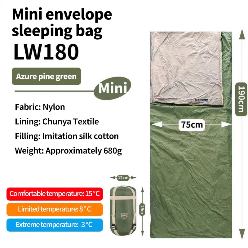 Camping Ultralight Compact Adult Sleeping Bag Waterproof