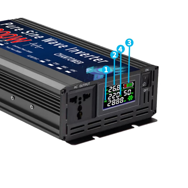 DC To AC Portable Converter Car/Solar Inverter