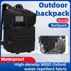 Outdoor tactical backpack, lightweight with waterproof function, large capacity,