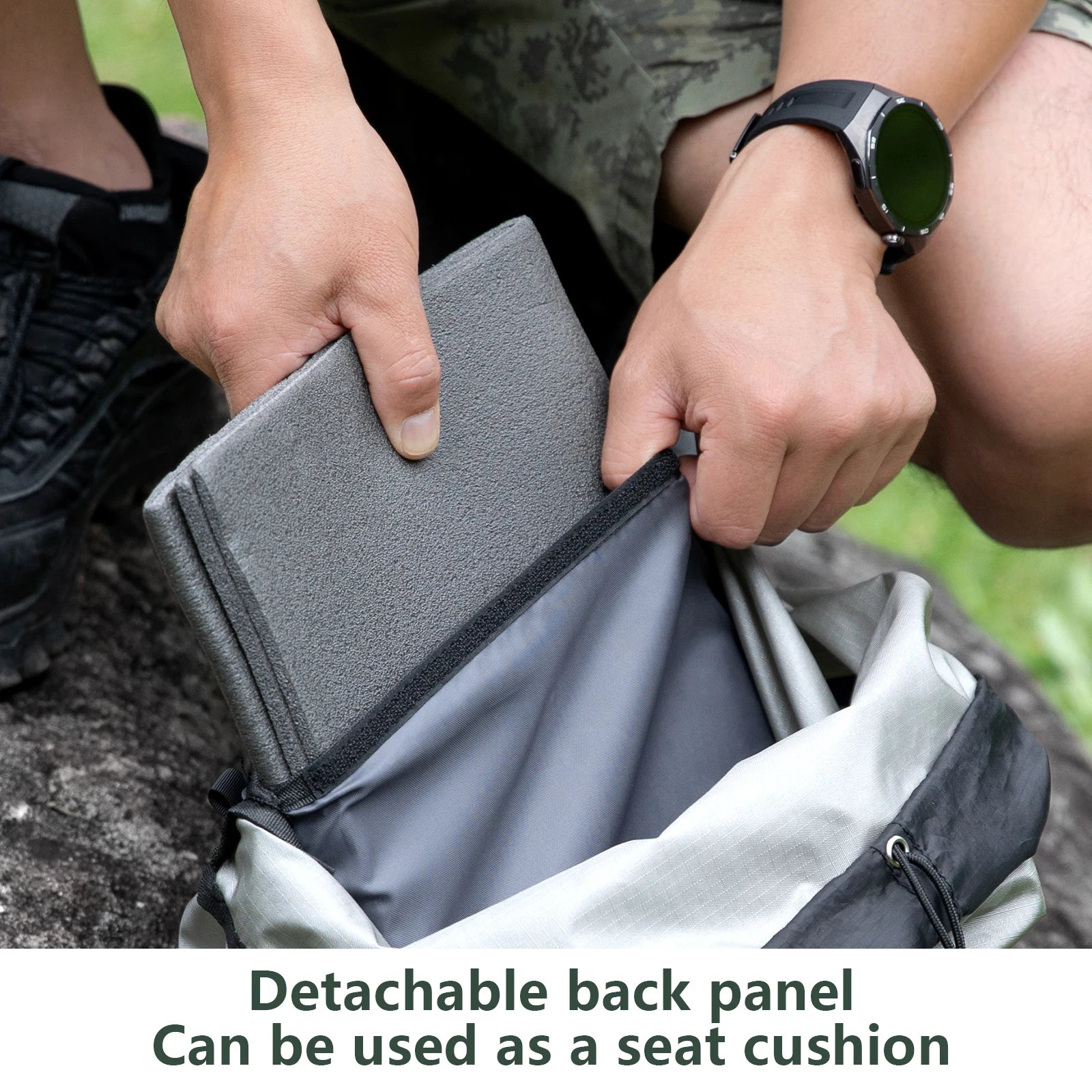 BISINNA Camping Backpack 25+10L Ultralight for Men Women Large Capacity