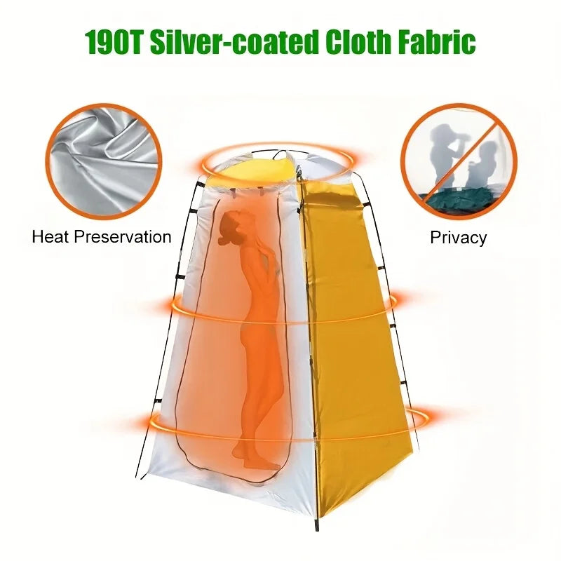 Pop Up Privacy Tent 1 Pack - Portable Shower/Toilet/Changing Room with Carry Bag,