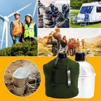 1 Set, Aluminum Water Canteen Cup And Storage Pouch, Portable Water Bottle Camping