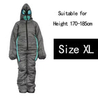 Durable Camping Wearable Full Body Walking Sleeping Bag Pouch Aliens