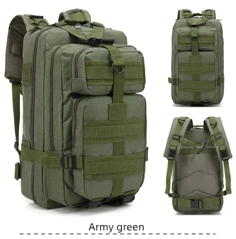 Outdoor hiking backpack, wilderness exploration camping backpack