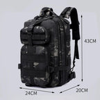 Tactical Outdoor Backpack - Camping, Hunting and Fishing
