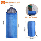Cotton Sleeping Bags for Adults Cold Weather Camping Hiking