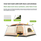 Manufacturer customizes all-inclusive tents, two bedrooms and three halls, outdoor camping double-layer waterproof tents,