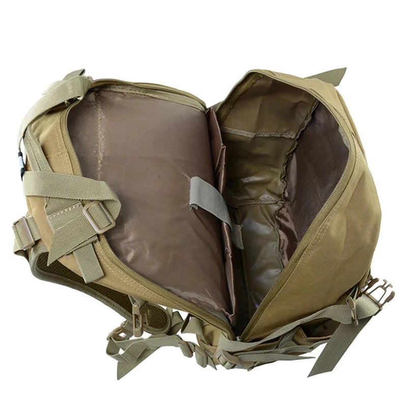 40L Camping backpack Men's Outdoor Travel bag Camo Molle