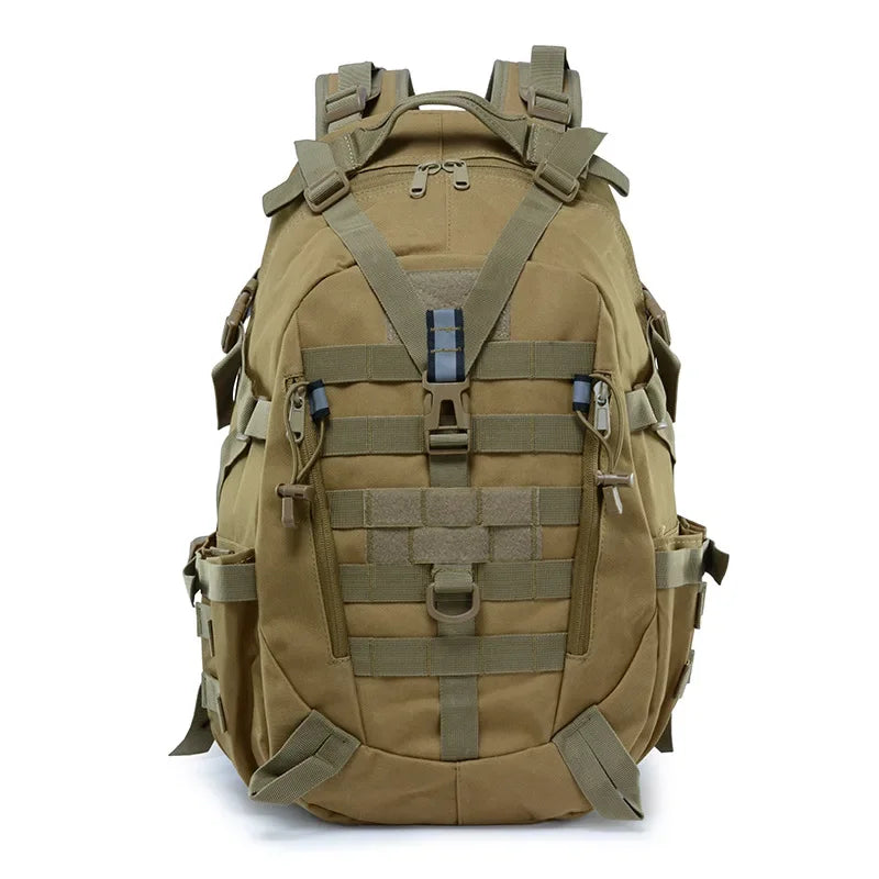 40L Camping backpack Men's Outdoor Travel bag Camo Molle