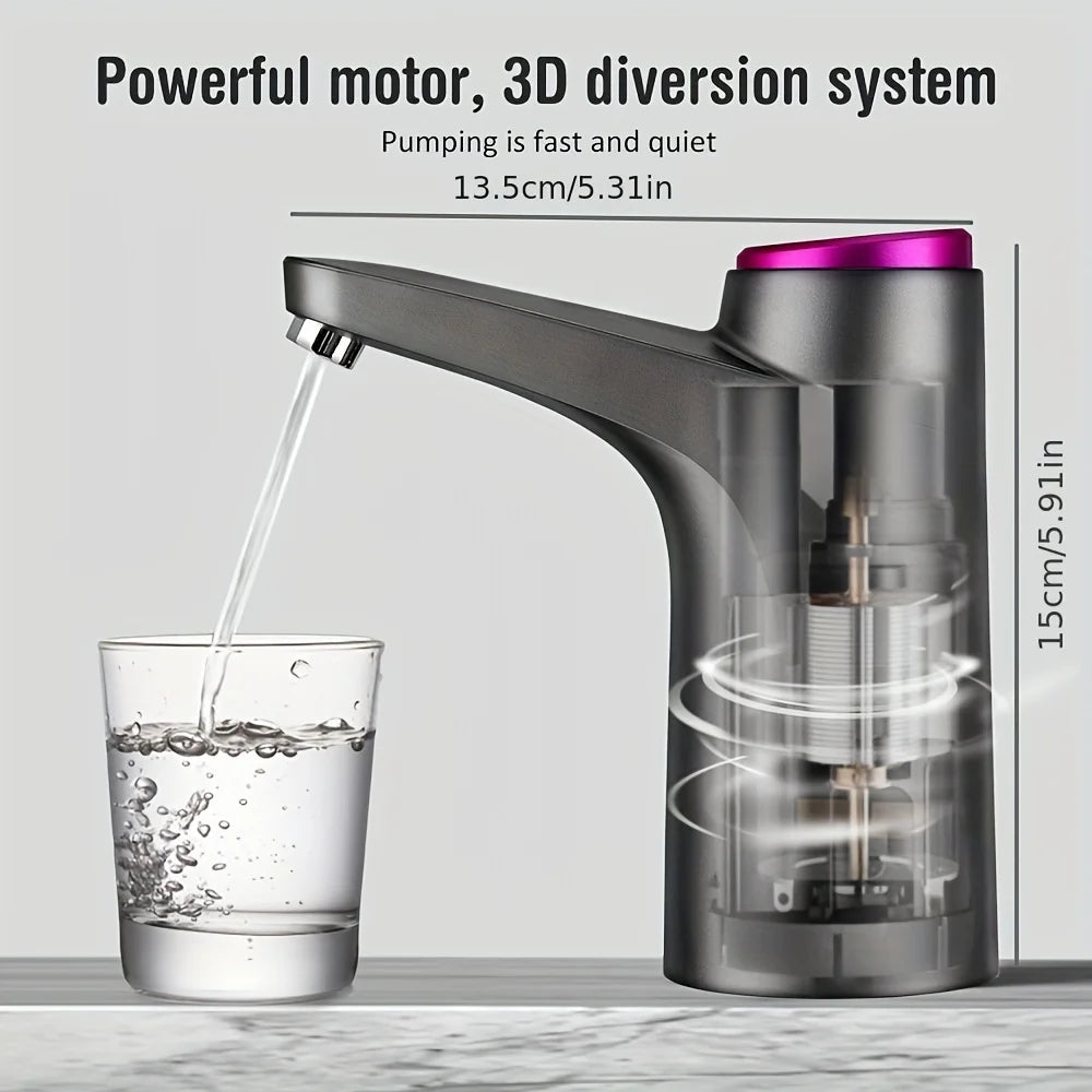 Portable electric water dispenser pump