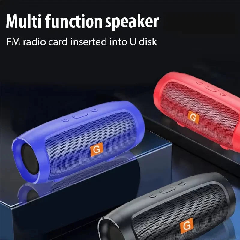 1PC BT Speaker Dual Speaker Stereo Outdoor Portable Subwoofer 50