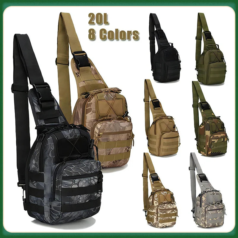 Hiking Trekking Backpack Sports Climbing Tactical Cross Shoulder