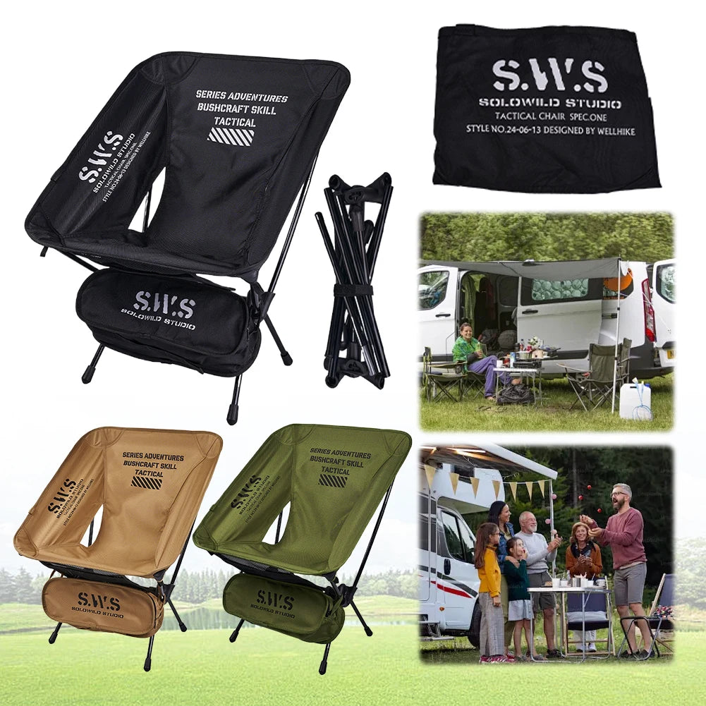 Camping Chairs Kit Ultralight Folding Chair Set With Sunshade