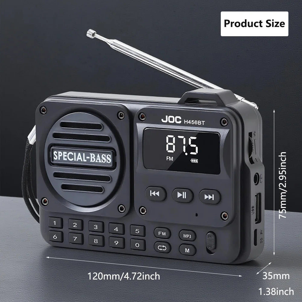 Outdoor Wireless Bluetooth Speakers with FM Radio ,USB TF Card Speaker,MP3 Player