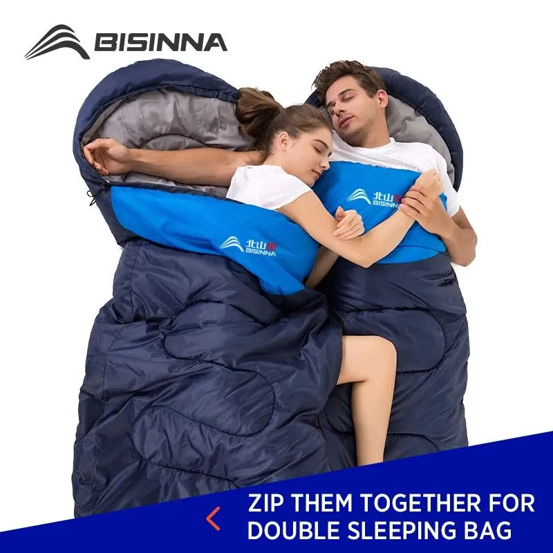 BISINNA Camping Sleeping Bag Ultralight Waterproof Winter Warm Envelope Backpacking