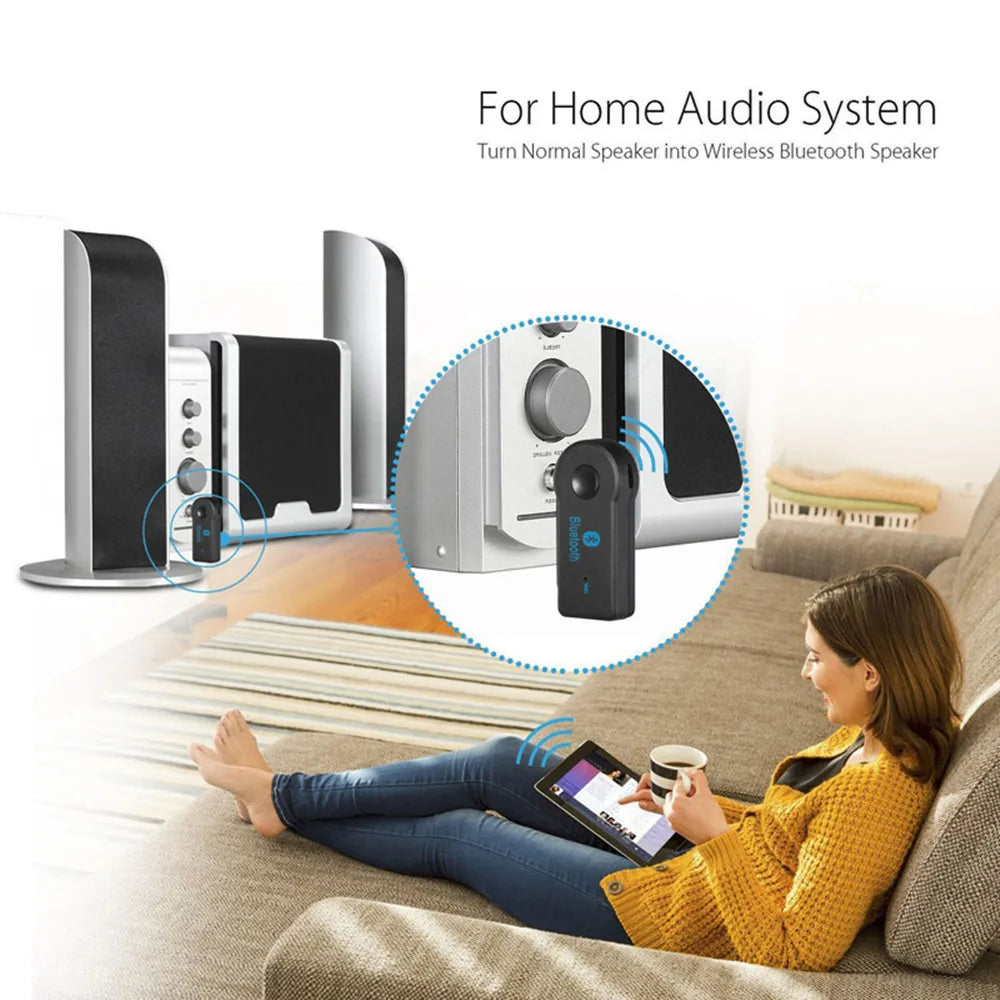 Speaker Receiver Bluetooth AUX Receiver Stereo Output Music