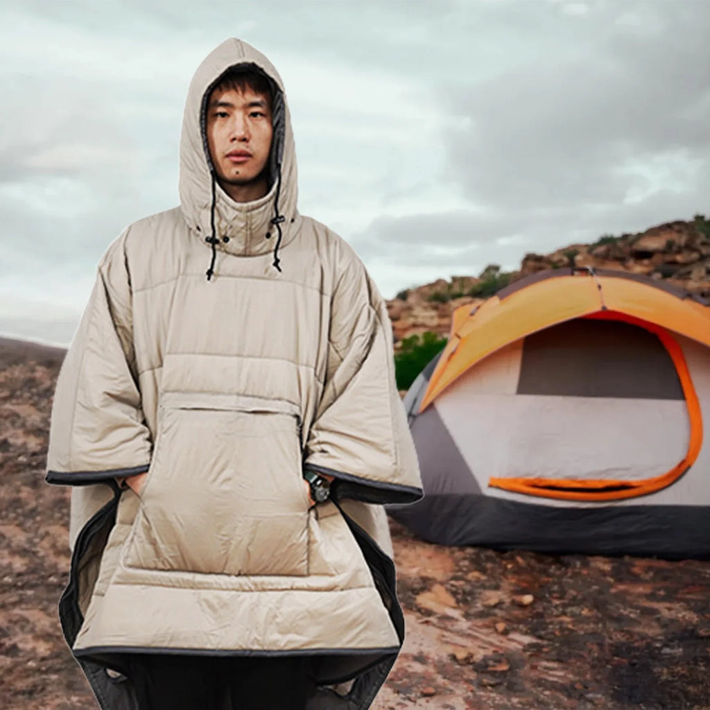 Outdoor Camping Warm Sleeping Bag Cloak