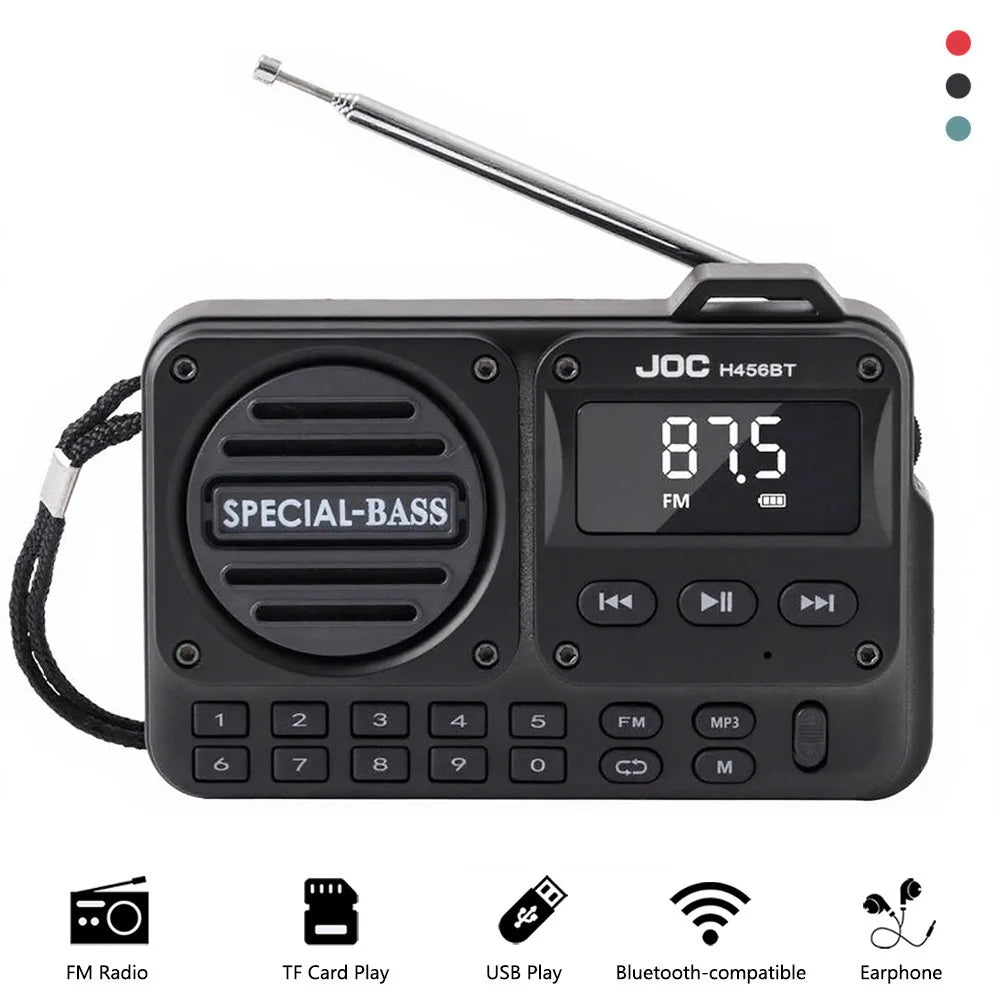 Outdoor Wireless Bluetooth Speakers with FM Radio ,USB TF Card Speaker,MP3 Player