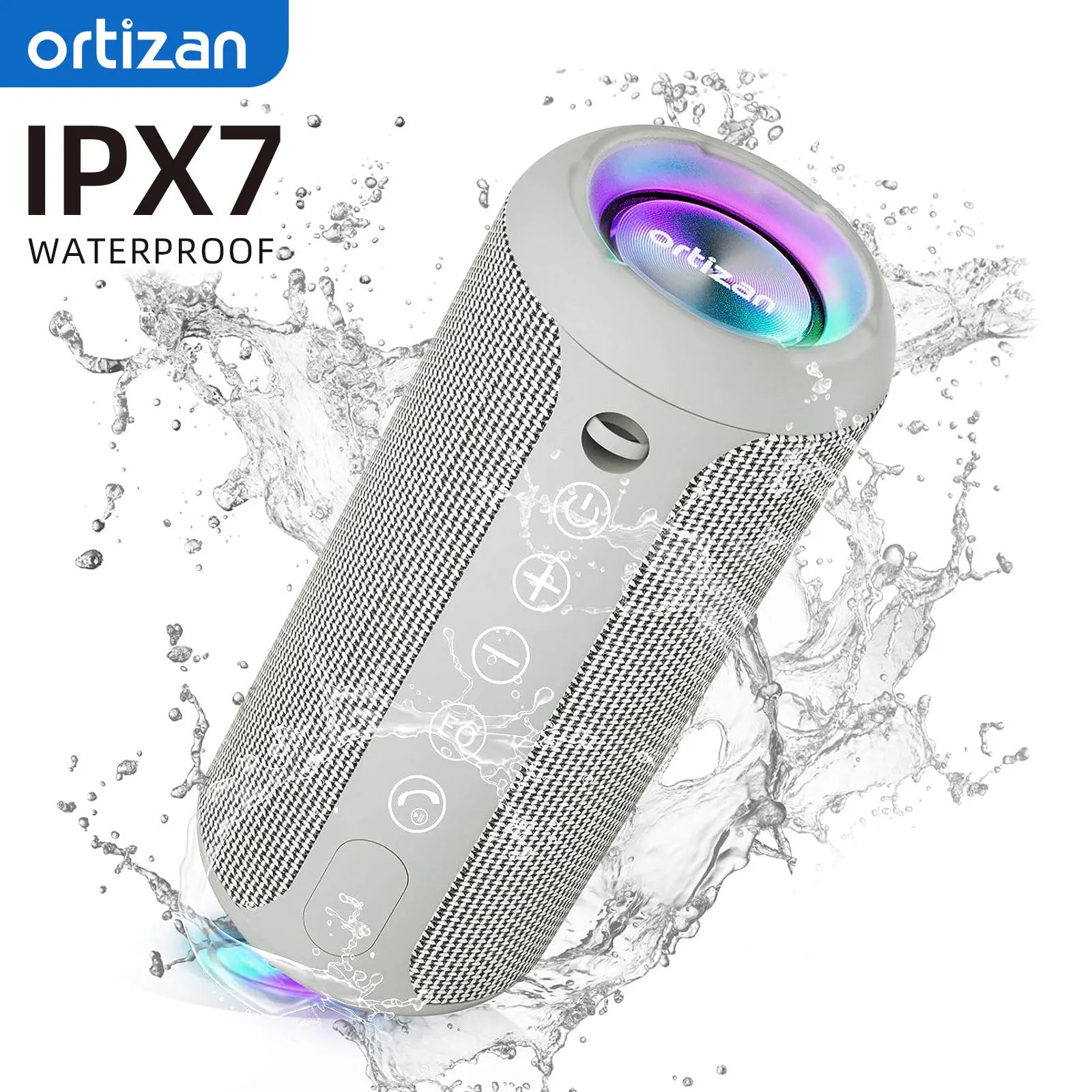 Ortizan X10 Bluetooth Speaker Enhanced Bass Waterproof