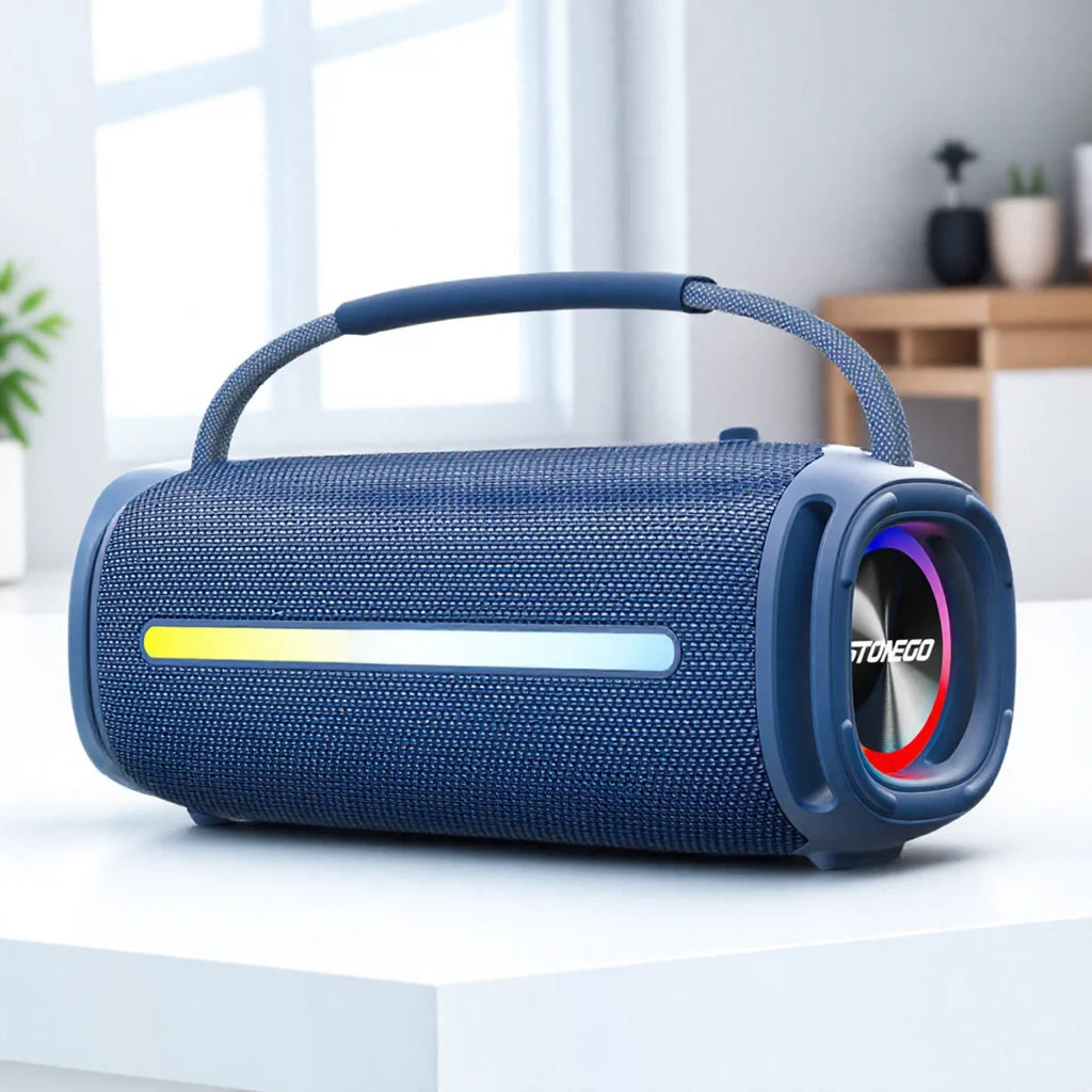 Outdoor Bluetooth 53 Wireless Speaker IPX6 Waterproof RGB Lantern Subwoofer