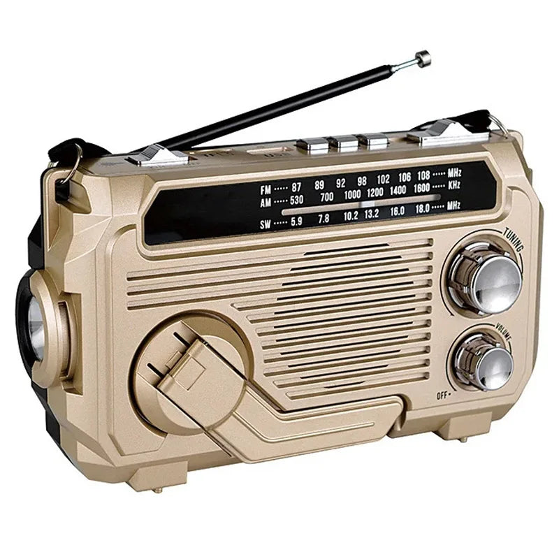 Portable Radio Solar Charging  Receiver/Bluetooth Speaker