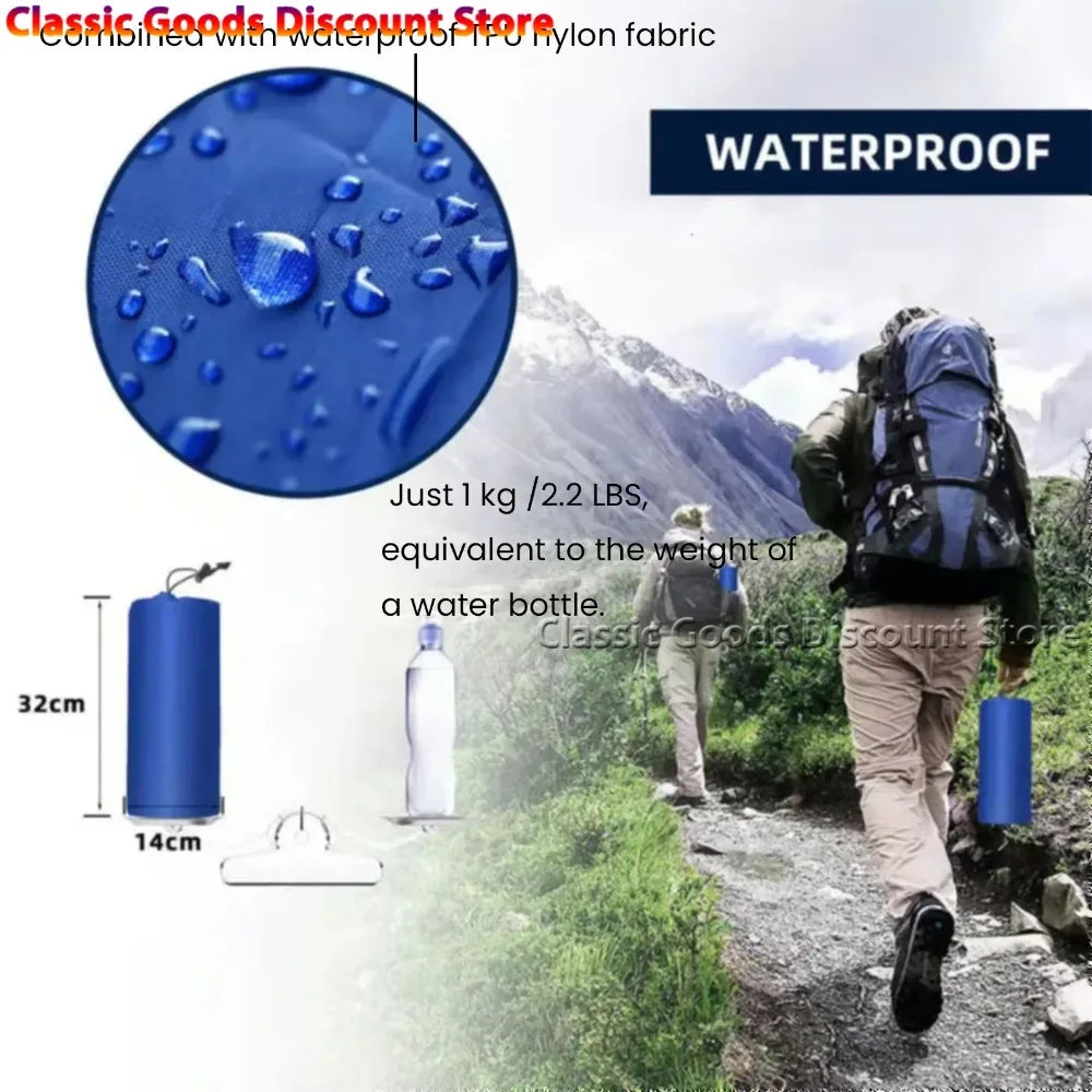 Outdoor Sleeping Pad Camping Inflatable Mattress with Pillows