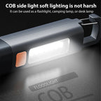 Strong Lighting ABS Flashlamp USB Charging Portable Outdoor EDC Torch