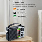 Portable Solar Radio MP3 Player/ Bluetooth Speaker