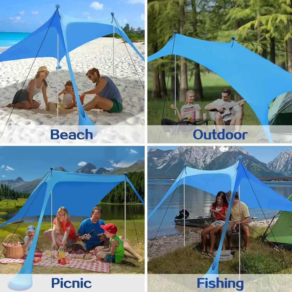 Camping Tent Pop Up Awning Outdoor Beach Sun Shade UV Ultralight