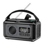 Radio Solar Hand Crank with Flashlight SOS Alarm Power Bank
