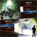 LED Flashlights, Portable Flash Light With 5 Modes