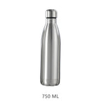 Stainless Steel Water Bottle 1 Liter, Sport Travel Cups,  500 750 1000ml Water Bottles