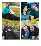 Heated Sleeping Bag pad,6 Heating Zones,USB Power, 2 person