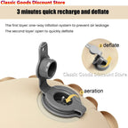 Outdoor Sleeping Pad Camping Inflatable Mattress with Pillows