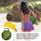Pop-Up Beach Tent UV-resistant & Waterproof Sunshade