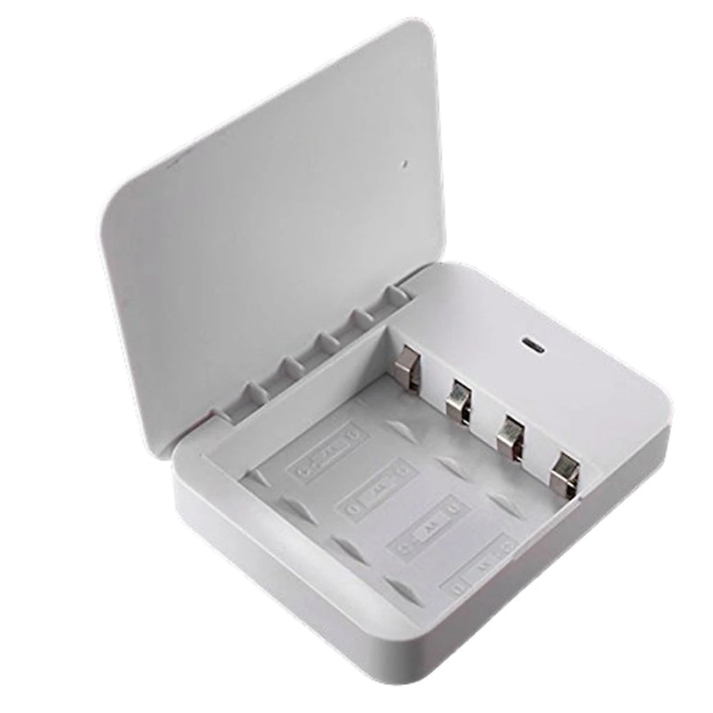 Portable USB Power Bank Charger Battery External Packing Box-Battery (4 x AA)